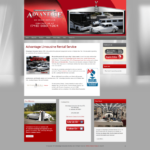 Limousine rental service website size click full